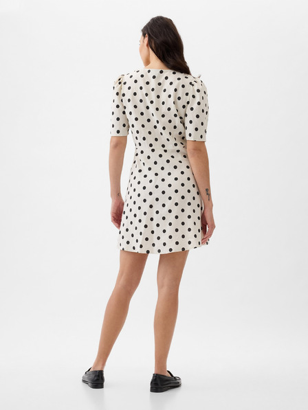 GAP Minikleid aus Leinen mit Punkten GAP