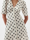 GAP Minikleid aus Leinen mit Punkten GAP