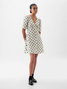 GAP Minikleid aus Leinen mit Punkten GAP