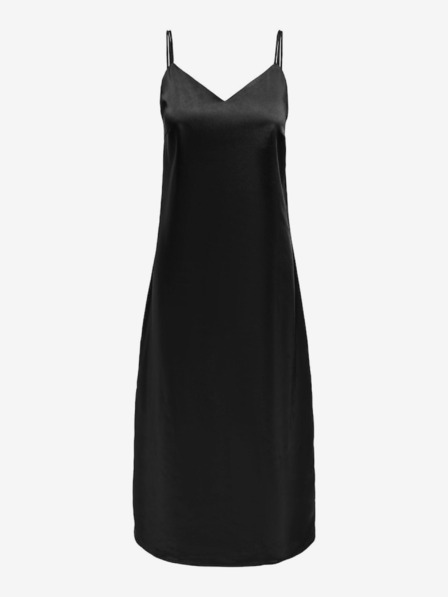 ONLY Schwarzes ONLY Sia Kleid aus Satin für Frauen
