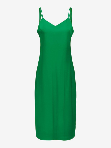 ONLY Grünes Damen-Satin-Kleid ONLY Sia
