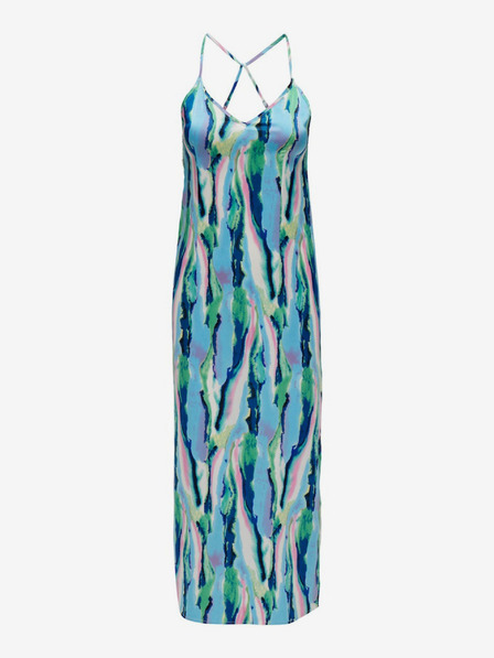 ONLY Grün-blau gemustertes Damen-Maxikleid ONLY Nathalie