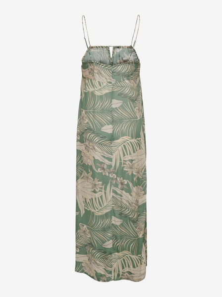 ONLY Grünes gemustertes Damen-Midikleid ONLY Palina