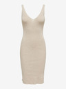 ONLY Beigefarbenes Damen-Etuikleid ONLY Lina