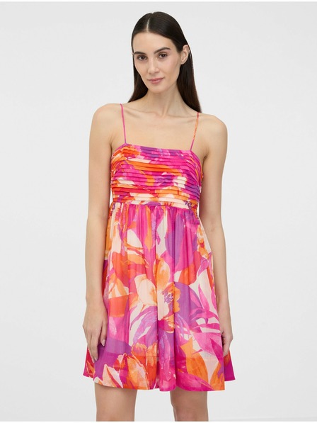 Orsay Dunkelrosa knielanges Damenkleid ORSAY