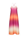 Orsay Orangefarbenes Damen-Midi-Kleid ORSAY