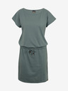 Sam 73 Grünes Damenkleid mit Krawatten SAM73 Norma