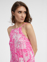 Vero Moda Rosa gemustertes Damen-Sommer-Midikleid VERO MODA Ebba