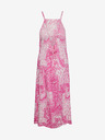 Vero Moda Rosa gemustertes Damen-Sommer-Midikleid VERO MODA Ebba