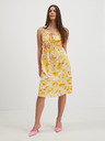 Vero Moda Gelbes gemustertes Kleid für Frauen VERO MODA Joa