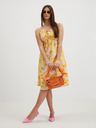 Vero Moda Gelbes gemustertes Kleid für Frauen VERO MODA Joa