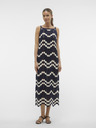 Vero Moda Dunkelblaues gehäkeltes Midikleid für Damen Vero Moda Venus