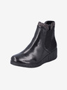Rieker Schwarze Damen Lederstiefeletten Rieker