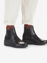 Rieker Schwarze Damen Lederstiefeletten Rieker