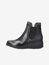 Rieker Schwarze Damen Lederstiefeletten Rieker