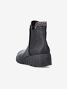 Rieker Schwarze Damen Lederstiefeletten Rieker