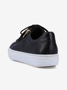 Rieker Schwarze Damen Leder-Sneakers Rieker