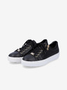 Rieker Schwarze Damen Leder-Sneakers Rieker