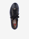 Rieker Schwarze Damen Leder-Sneakers Rieker