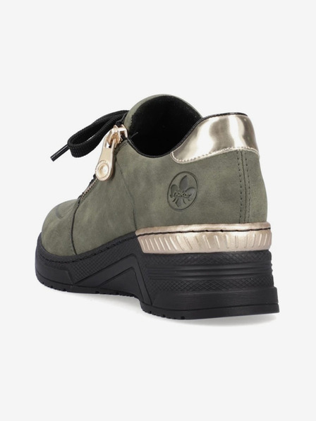 Rieker Grüne Rieker Damen Semi Stiefel