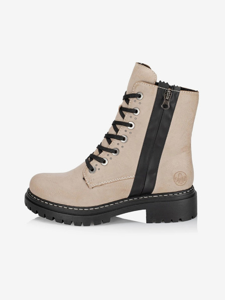 Rieker Beige Damen-Stiefeletten Rieker