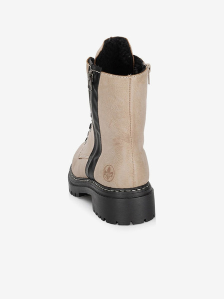 Rieker Beige Damen-Stiefeletten Rieker