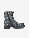 Rieker Schwarze gemusterte Damenstiefeletten Rieker