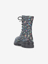 Rieker Schwarze gemusterte Damenstiefeletten Rieker