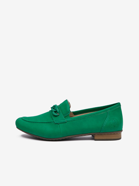 Rieker Grüne Damen Halbschuhe Rieker