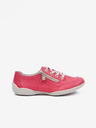 Rieker Dunkelrosa Damen Leder Turnschuhe Rieker