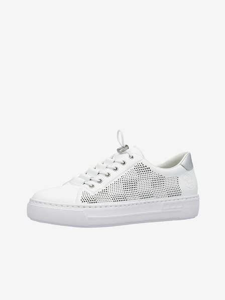 Rieker Weiße Damen Slipper Rieker