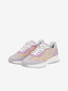 Rieker Rosa und lila Damen-Sneakers mit Wildleder-Details Rieker