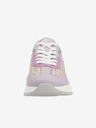 Rieker Rosa und lila Damen-Sneakers mit Wildleder-Details Rieker
