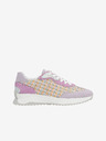 Rieker Rosa und lila Damen-Sneakers mit Wildleder-Details Rieker