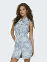 ONLY Hellblaues Damenkleid aus Denim ONLY Zindy