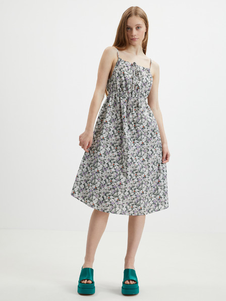 Vero Moda Grünes geblümtes Kleid VERO MODA Joa