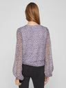 Vila Hellviolett gemusterte Damenbluse VILA Falia