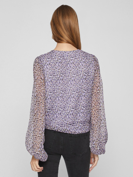Vila Hellviolett gemusterte Damenbluse VILA Falia