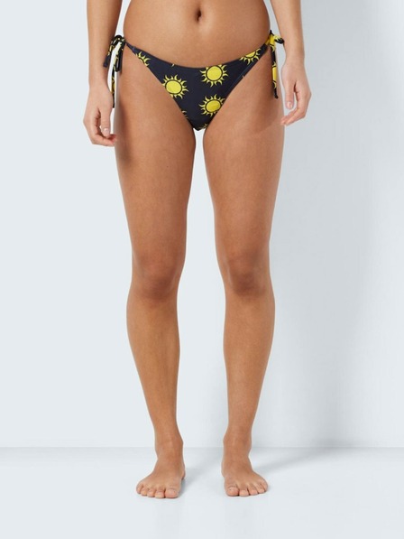 Noisy May Schwarzer gemusterter Damen-Bikiniunterteil Noisy May Tan
