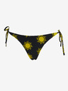 Noisy May Schwarzer gemusterter Damen-Bikiniunterteil Noisy May Tan