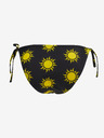 Noisy May Schwarzer gemusterter Damen-Bikiniunterteil Noisy May Tan