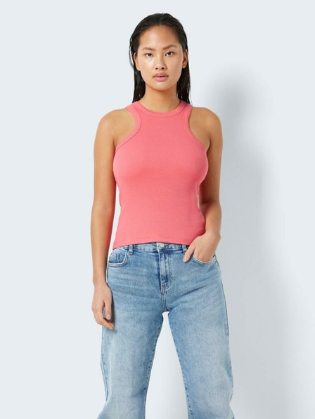 Noisy May Korallfarbenes Damen-Basic-Tank-Top Noisy Maya