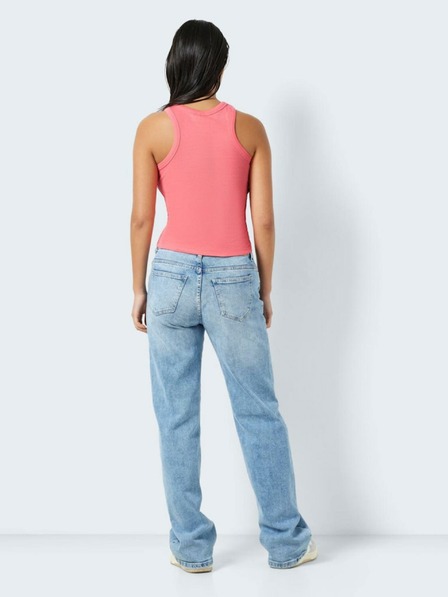 Noisy May Korallfarbenes Damen-Basic-Tank-Top Noisy Maya