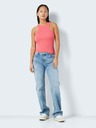 Noisy May Korallfarbenes Damen-Basic-Tank-Top Noisy Maya