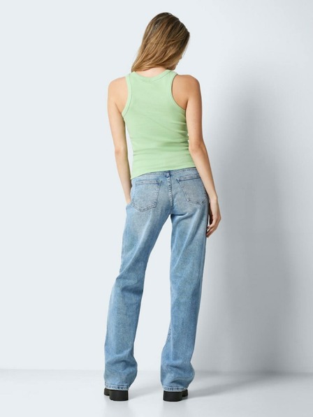 Noisy May Hellgrünes Damen-Basic-Tank-Top Noisy Maya