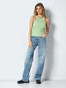 Noisy May Hellgrünes Damen-Basic-Tank-Top Noisy Maya