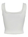 Pieces Weißes Damen-Basic-Tank-Top Pieces Nukisa