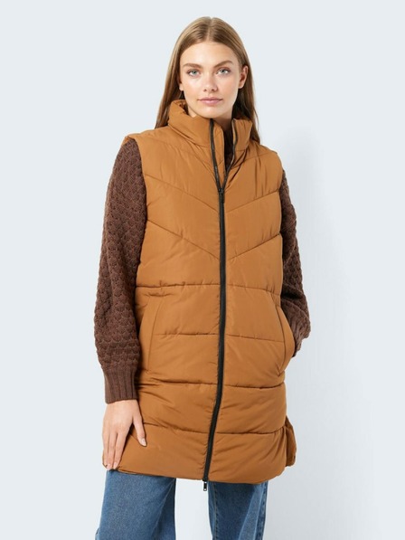 Noisy May Braune Steppweste für Damen Noisy May Dalcon