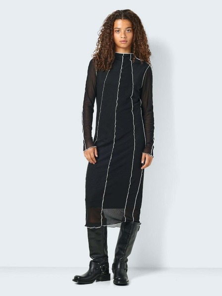 Noisy May Schwarzes Damen-Midikleid Noisy May Carrie