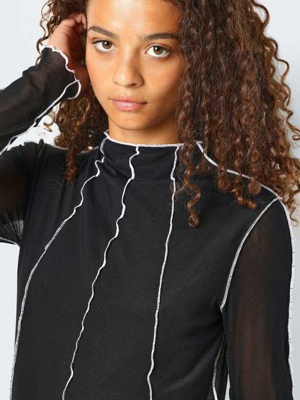 Noisy May Schwarzes Damen-Midikleid Noisy May Carrie